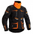 Geacă moto din textil Lindstrands Sunne Black/Orange thumb