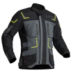 Geacă moto din textil  Lindstrands Myrvik Grey/Black/Yellow thumb