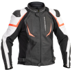 Geacă moto de piele  Lindstrands Sanden Black/White thumb