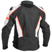 Geacă moto de piele  Lindstrands Sanden Black/White thumb