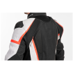 Geacă moto de piele  Lindstrands Sanden Black/White thumb