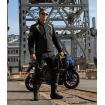 Geacă moto din textil Lindstrands Sandvik Black/yellow thumb