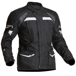 Geacă moto din material textil Lindstrands Transtrands Black/White Geacă moto din material textil Lindstrands Transtrands Black/White