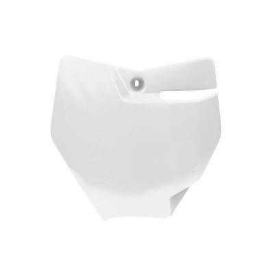 Placa numar RACETECH KTM SX85 White 