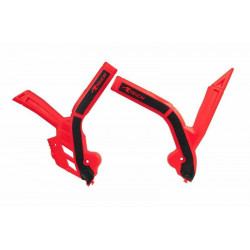 Protector pentru cadru RACETECH Bi-material Red/Black Protector pentru cadru RACETECH Bi-material Red/Black