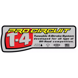 Stickere PROCIRCUIT SILENCER STICKER T-4 Stickere PROCIRCUIT SILENCER STICKER T-4