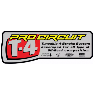 Stickere  PROCIRCUIT SILENCER STICKER T-4