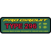 Stiker pentru sistem de evacuare  CIRCUIT SILENCER STICKER TYP 296 thumb
