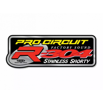 Stiker  pentru sistem de evacuare  PROCIRCUIT SLNCR STICKER R-304 SHRTY