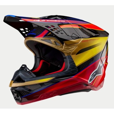 Cască motocross  ALPINESTARS SM10 ERA GOLD