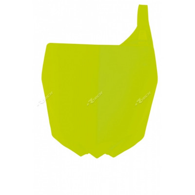 Placa numar Polisport  RACETECH Yamaha YZ125 Neon Yellow