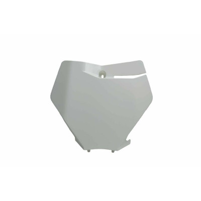 Placa numar RACETECH KTM 250 SX White 