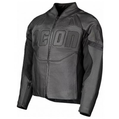 Geacă de piele ICON Contra3™ RIZZ RIZZ STEALTH