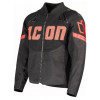 Geacă de piele ICON Contra3™ HERO BLACK/RED