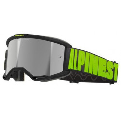 Ochelari motocross ALPINESTARS VISION 5 HOLLOW CHARCOAL YLLW FL Mirror SILVER