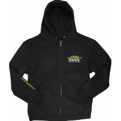 Hanorac PROCIRCUIT ZIP HOODY RACER BLK Small Hanorac PROCIRCUIT ZIP HOODY RACER BLK Small