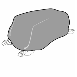 Husa de ploaie pentru geanta SHAD Tank Bag Rain Cover