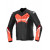 Geaca moto de piele ALPINESTARS Faster v3 Airflow BLK/RED thumb