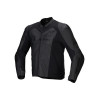 Geaca moto de piele  ALPINESTARS Faster v3 Airflow BLK/BLK