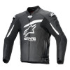 Geacă de piele  ALPINESTARS GP PLUS R V4 Airflow BLACK/WHITE