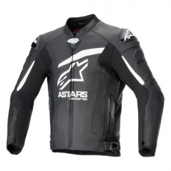 Geacă de piele  ALPINESTARS GP PLUS R V4 Airflow BLACK/WHITE