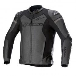 Geacă moto din piele ALPINESTARS GP Force Airflow BLACK/BLACK Geacă moto din piele ALPINESTARS GP Force Airflow BLACK/BLACK