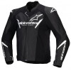 Geaca moto de piele  ALPINESTARS Faster v3 Airflow BLK/White