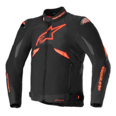 Geaca moto ALPINESTARS T-GP R V3 BLACK/FLUO RED