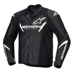 GEACĂ MOTO DIN PIELE ALPINESTARS Faster V3 BLACK/WHITE GEACĂ MOTO DIN PIELE ALPINESTARS Faster V3 BLACK/WHITE
