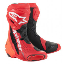 Cizme  ALPINESTARS SUPERTECH R VENTED Red/Fluo