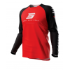 Bluza motocross pentru copii  SHOT Raw Escape Red