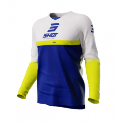 Bluza motocross pentru copii  SHOT Raw Reflex Blue