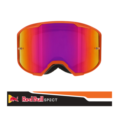 Ochelari motocross Spect Red Bull Strive Single lens Black/Orange purple