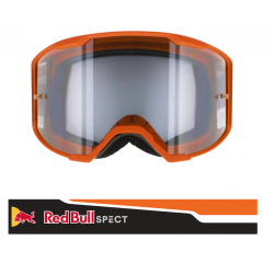 Ochelari Motocross Spect Red Bull Strive Single lens Black/Orange clear