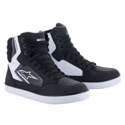 Adidași  ALPINESTARS J-6 BLACK WATERPROOF Black/White