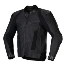 Geacă din piele  ALPINESTARS MISSILE V3 BLACK