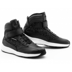Adidași moto pentru femei Stylmartin Audax Glam WP Black/White