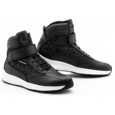 Adidași moto pentru femei Stylmartin Audax Glam WP Black/White