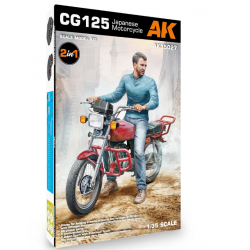 Motocicletă jucărie asamblată Honda CG125 Motocicletă jucărie asamblată Honda CG125