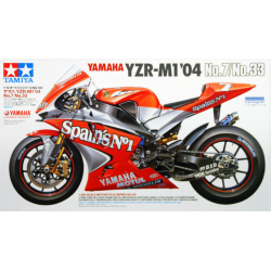 Motocicletă jucărie asamblată  Yamaha YZR M1'04 No7/No33