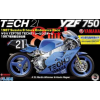 Motocicletă jucărie asamblată Yamaha YZF750 Tech21 Racing Team 1987