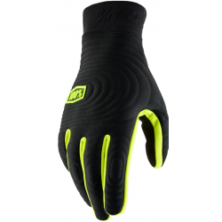 Manusi motocross  100% BRISKER XTREME BLACK/FLUO YELLOW