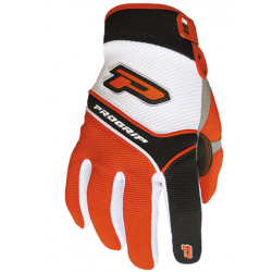 Manusi motocross PROGRIP 4010 WHITE/ORANGE/GREY