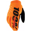Manusi motocross  100% BRISKER FLUO ORANGE/BLACK