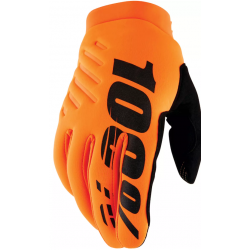 Manusi motocross  100% BRISKER FLUO ORANGE/BLACK