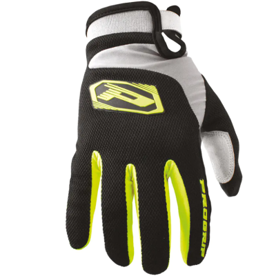 Manusi motocross  PROGRIP 4010 YELLOW FLUO/BLACK/GREY