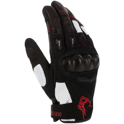 Manusi de piele BERING PLANET BLACK/WHITE/RED