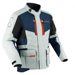 Geaca textilă  BERING SIBERIA GREY/BLUE/RED