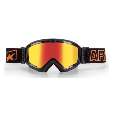 Ochelari motocross  ARIETE MUDMAX BLACK/ORANGE