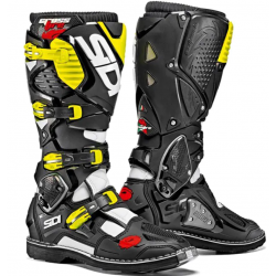 Cizme motocross  SIDI CROSSFIRE 3 WHITE/BLACK/YELLOW FLUO